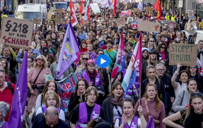 Hundreds Of Thousands Commemorate International Women’s Day