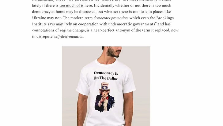 Listen to This Article – Tracking Orwellian Change: "Democracy"