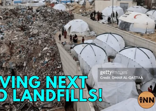 Palestinians Forced to Sleep in Tents Next to a LANDFILL | @HowDidWeMissTha