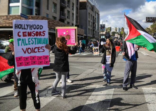 Hollywood acts bizarrely in response to Palestine protests
