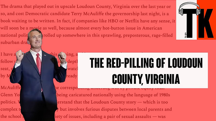 Listen to This Article: The Red-Pilling of Loudoun County, Virginia