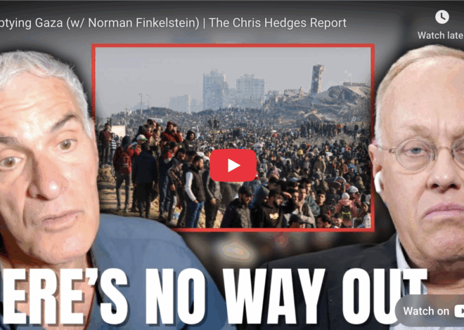 On Emptying Gaza – Consortium News