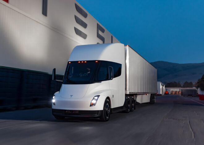 Tesla says mass production of electric Semi to begin in 2026