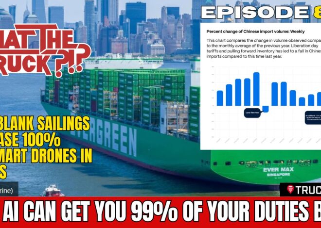 AI for duty drawback: Get back 99% of what you pay in tariffs; Walmart’s drones | WHAT THE TRUCK?!?