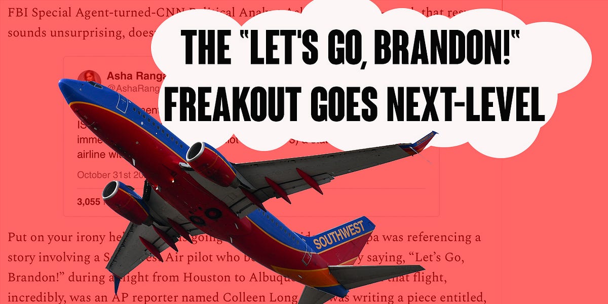 Listen to This Article: The "Let's Go, Brandon!" Freakout Goes Next-Level