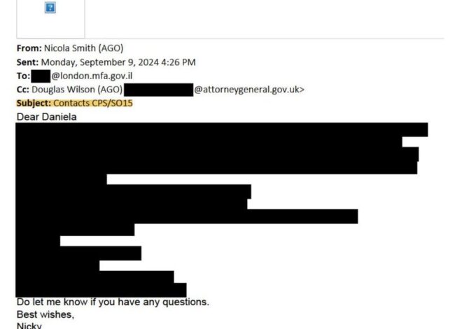 FOI documents show that Israel is behind the crackdown on dissent in the UK