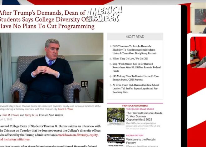 America This Week, Apr 18, 2025: “Harvard vs. The Trump-Monster”