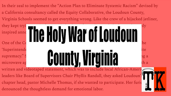 Listen to This Article: The Holy War of Loudoun County, Virginia
