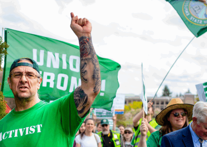Washington State Workers Take the Fight to the Governor