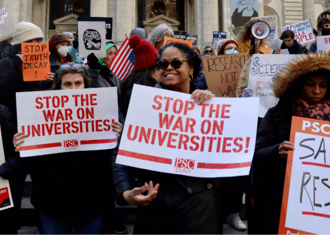 Faculty Rally Nationwide for Free Speech, Free Tuition, and to Free Detained Students