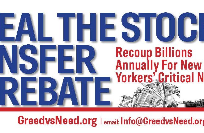 Activists to Rally at NYSE for Stock Transfer Tax