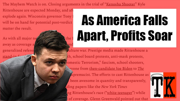 Listen to This Article: As America Falls Apart, Profits Soar