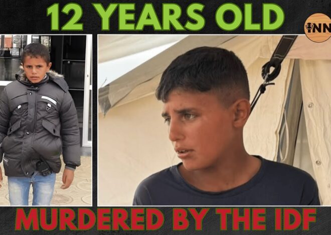 12 year old Eyewitness to War Crimes murdered by the IDF | @HowDidWeMissTha