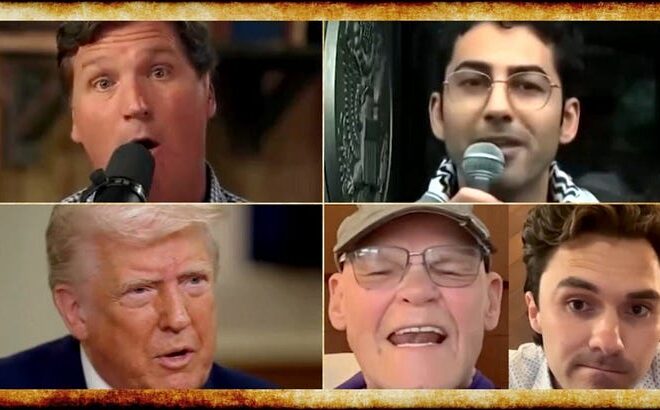 Tucker RAGES Over Shapiro, Detained Protester RELEASED, Trump UNHINGED on ABC, Carville vs. Hogg