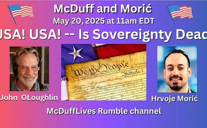 McDuff and Morić, May 20, 2025: Is Sovereignty Dead?