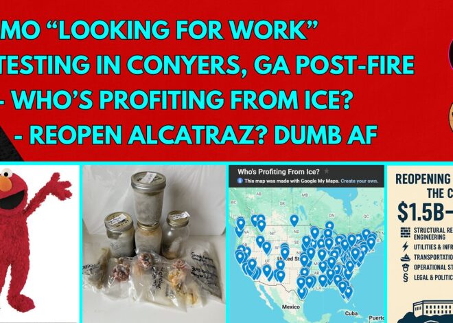 Elmo "Open to Work" | Conyers GA Testing | Profiting from ICE | Reopening Alcatraz | @GetIndieNews