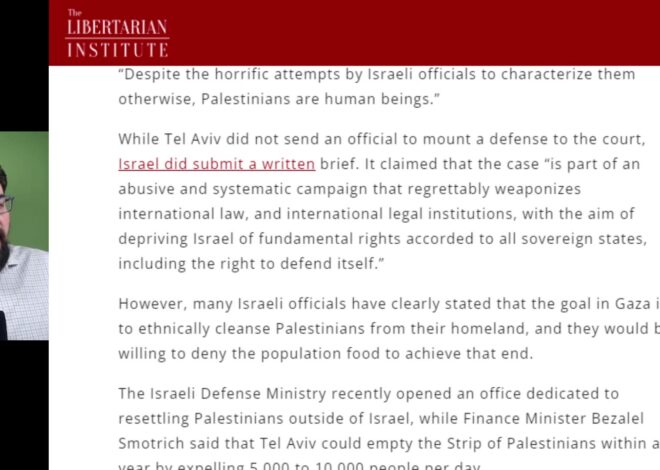 US Backs Israel's Starvation of Gaza: COI #793