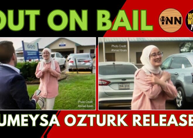 Rumeysa ÃztÃ¼rk FINALLY released on bail from ICE Detention Center. Mahmoud Khalil is STILL detained