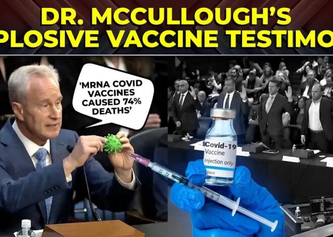 Covid Vaccines Caused 74% Deaths – Dr. Peter McCullough Shocks Senate With Bombshell Claim