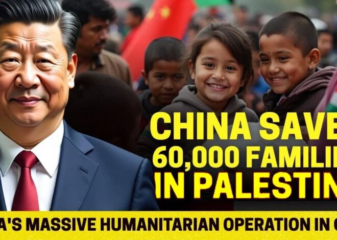 The SHOCKING Truth Behind China's Gaza Aid – 60,000 Families Saved