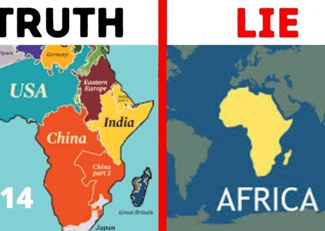 The True Size of Africa – Why Africa's Map Is Drawn Wrong Relative To Its Size?