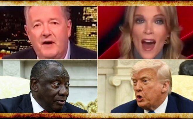 Piers Morgan TURNS on Israel, Megyn Kelly PUMMELS Jake Tapper, Ramaphosa’s CONTENTIOUS DC Visit