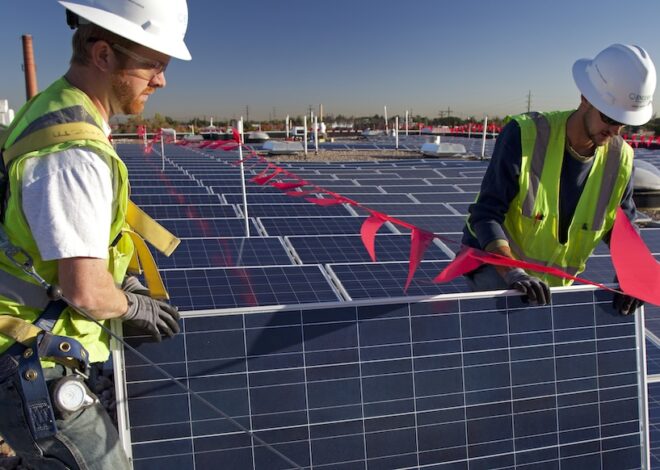 Construction Unions Grab Hold of Clean Energy Jobs
