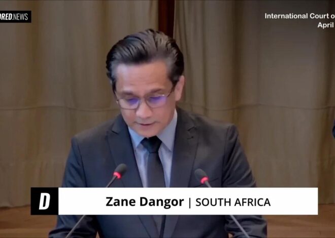 South Africa's Zane Dangor Discusses Israeli Genocide at ICJ – April 2025