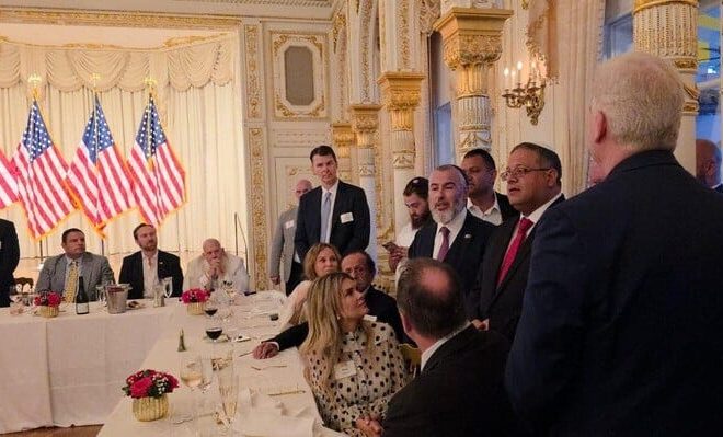 “Ben-Gvir touts bombing food depots while at Mar-a-Lago” by Michael F. Brown