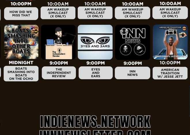 INN This Week 5/3 – 5/9/25 | @GetIndieNews @jesse_jett @IndLeftNews @AngelJRivera08 @ReefBreland @ogbonna_collin @leftist_news12 @AMWakeup @SlowNewsDayShow @TheIndReview @TLAVagabond