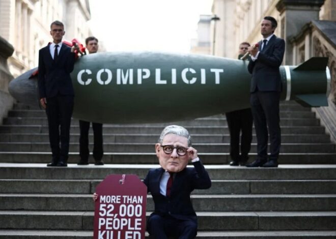 Ignore Starmer’s theatrics. Gaza’s trail of blood leads straight to his door