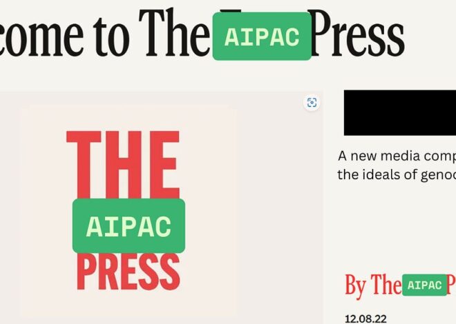 Selling the Israel Lobby’s Agenda Under The Banner Of Fearless Journalism.