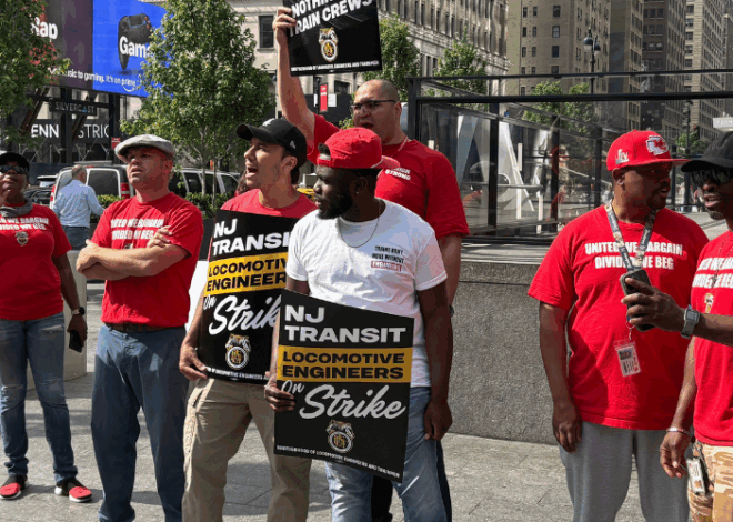 Strike Halts New Jersey Transit