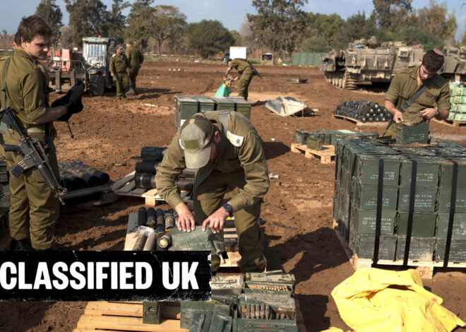 British firm sent over 1,000 munitions cases to Israel