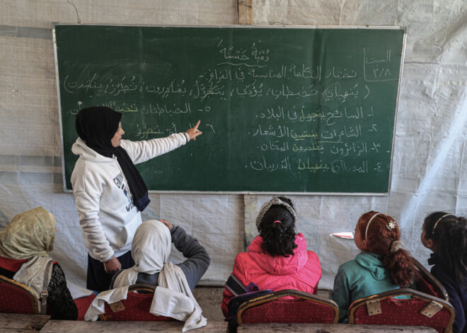 Teaching hope in a tent