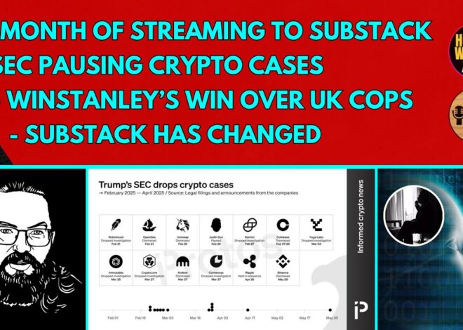 Substack Has Changed | SEC & Crypto | Asa Winstanley’s Win | 4 Weeks of Livestreaming to Substack