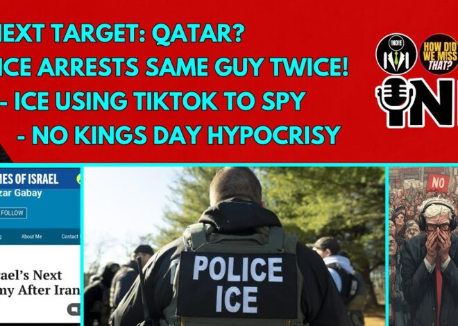 Qatar Next Target | ICE Out Of Control, Using TikTok | Hypocrisy of No Kings Rallies | @GetIndieNews
