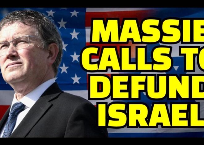 Thomas Massie Calls To END MILITARY AID To Israel