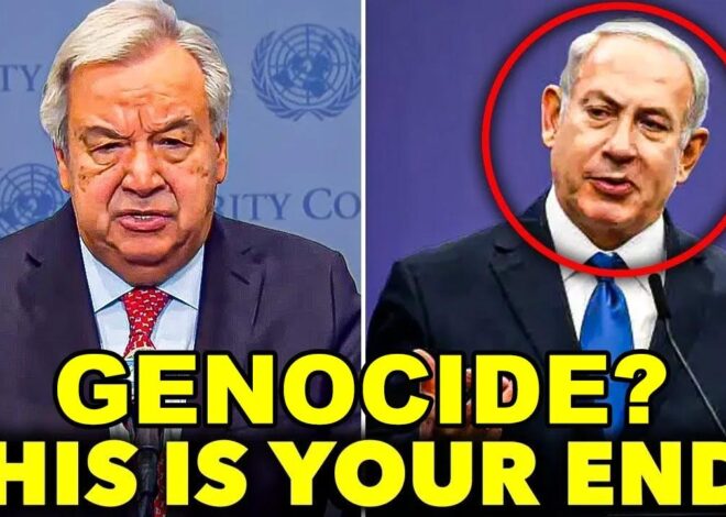 UN Chief Is Not Backing Down – Embarrasses Israel Live In His Viral Speech