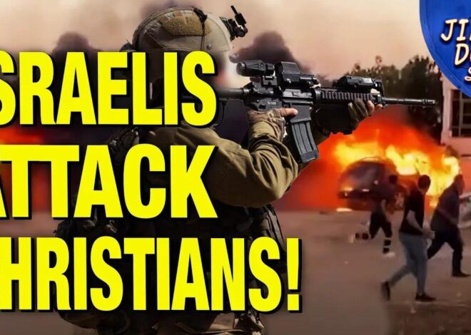 Israeli Occupiers Set Christian Town ON FIRE In The West Bank