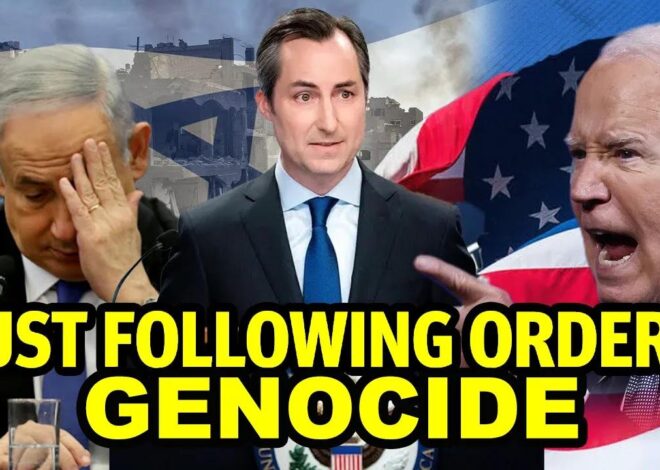 Matt Miller Admits COVERING UP Israel's Genocide Crimes