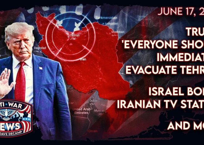 Trump: 'Everyone Should Immediately Evacuate Tehran,' Israel Bombs Iranian TV Station, and More