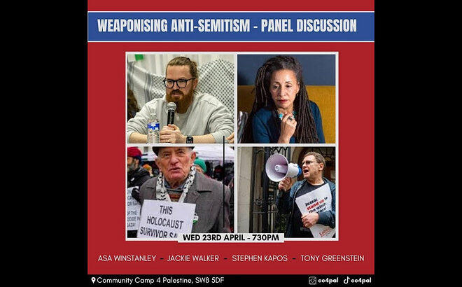 Against the weaponisation of anti-Semitism