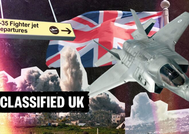 Fighter jet parts sent through UK airport to Israel