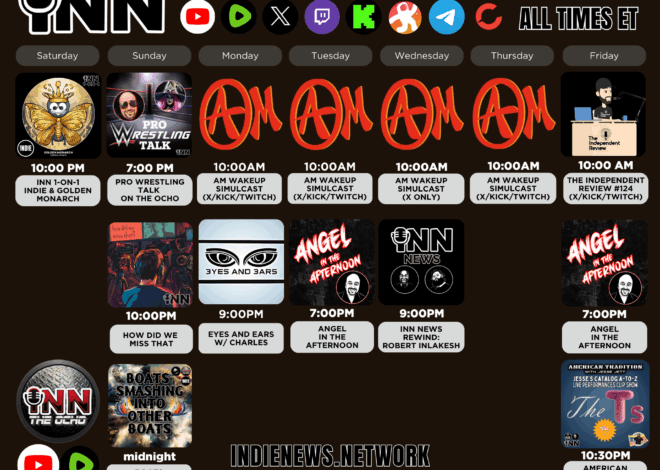 INN This Week 6/7 – 6/13/25 | @GetIndieNews @jesse_jett @IndLeftNews @AngelJRivera08 @ReefBreland @ogbonna_collin @leftist_news12 @AMWakeup @SlowNewsDayShow @TheIndReview @3yes_3ars @Golden__Monarch