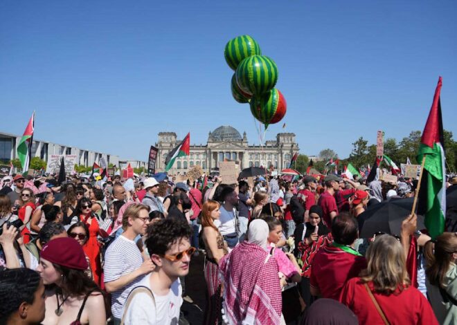 Berlin’s Biggest-Ever March for Palestine