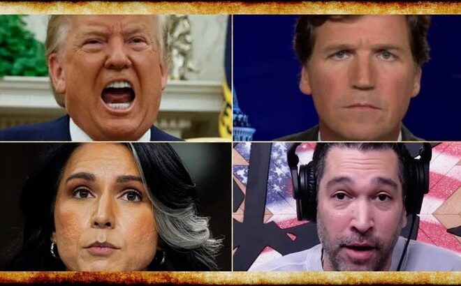 Trump LASHES OUT at Tucker, REFUTES Tulsi’s Intel, Dave Smith Calls For IMPEACHMENT