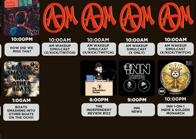 INN This Week 5/31 – 6/6/25 | @GetIndieNews @jesse_jett @IndLeftNews @AngelJRivera08 @ReefBreland @ogbonna_collin @leftist_news12 @AMWakeup @SlowNewsDayShow @TheIndReview @3yes_3ars @Golden__Monarch
