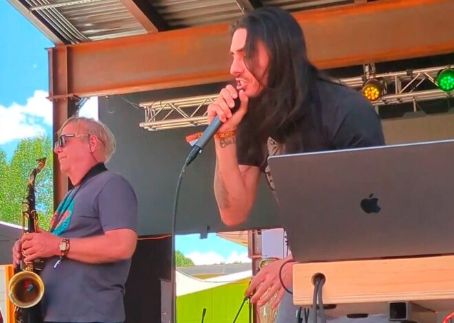 Performing Taxation is Theft with Prezence at Rise & Vibes Fest