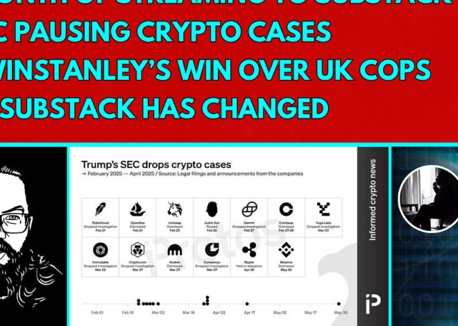 Substack Has Changed | SEC & Crypto | Asa Winstanley’s Win | 4 Weeks Livestreaming to Substack | Lightning Round!